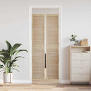 Skabsdør 2 pcs Naturfarvet 201 x 2,1 x 39,5 cm Massiv fyrretræ