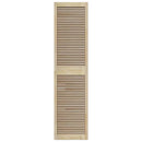Skabsdør Naturfarvet 201 x 2,1 x 49,5 cm Massiv fyrretræ