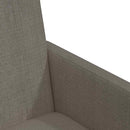 Spisebordsstole med hjul med hjul 2 pcs Lysegrå 57 x 66 x 94 cm