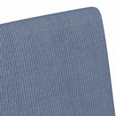 Spisebordsstole med hjul med hjul 2 pcs Blå 57 x 66 x 94 cm