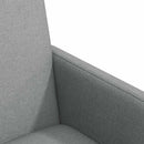 Spisebordsstole med hjul 2 pcs Lysegrå 57 x 66 x 94 cm Stof