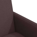 Spisebordsstole med hjul 2 pcs Mørk Brun 57 x 66 x 94 cm Stof