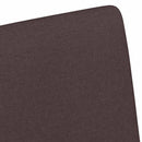 Spisebordsstole med hjul 2 pcs Mørk Brun 57 x 66 x 94 cm Stof
