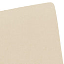 Spisebordsstole med hjul 2 pcs Creme 57 x 66 x 94 cm Stof