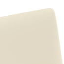 Spisebordsstole med hjul 2 pcs Creme 57 x 66 x 94 cm Kunstlæder