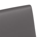 Spisebordsstole med hjul 2 pcs Grå 57 x 66 x 94 cm Kunstlæder