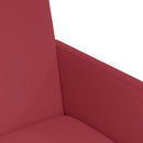 Spisebordsstole med hjul med hjul 2 pcs Vinrød 57 x 66 x 94 cm