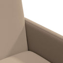 Spisebordsstole med hjul 2 pcs Cappuccino 57 x 66 x 94 cm
