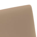 Spisebordsstole med hjul 2 pcs Cappuccino 57 x 66 x 94 cm