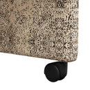 Spisebordsstole med hjul med hjul 2 pcs Lysegrå 57 x 66 x 94 cm