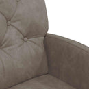 Spisebordsstole med hjul 2 pcs Grå 58 x 67 x 97 cm Kunstlæder