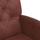 Spisebordsstole med hjul 2 pcs Skinnende brun 58 x 67 x 97 cm