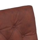 Spisebordsstole med hjul 2 pcs Skinnende brun 58 x 67 x 97 cm