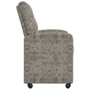Spisebordsstole med hjul 2 stk. Faux Suede Læder Lysegrå