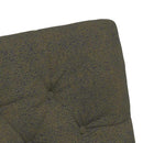 Spisebordsstole med hjul 2 pcs Army grøn 58 x 67 x 97 cm