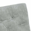 Spisebordsstole med hjul 2 pcs Lysegrå 58 x 67 x 97 cm Fløjl