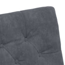 Spisebordsstole med hjul 2 pcs Mørkegrå 58 x 67 x 97 cm Fløjl