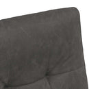Spisebordsstole med hjul 2 pcs Sort 58 x 67 x 97 cm Kunstlæder