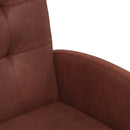 Spisebordsstole med hjul 2 pcs Skinnende brun 58 x 67 x 97 cm