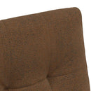 Spisebordsstole med hjul med hjul 2 pcs Brun 58 x 67 x 97 cm