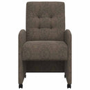Spisebordsstole med hjul 2 pcs Mørkegrå 58 x 67 x 97 cm