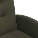 Spisebordsstole med hjul 2 pcs Army grøn 58 x 67 x 97 cm