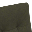 Spisebordsstole med hjul 2 pcs Army grøn 58 x 67 x 97 cm