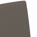 Spisestole med hjul 2 pcs Lysegrå 57 x 67 x 95 cm Linned