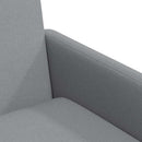 Spisestole 2 pcs Lysegrå 57 x 67 x 95 cm Stof