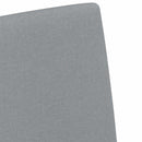 Spisestole 2 pcs Lysegrå 57 x 67 x 95 cm Stof