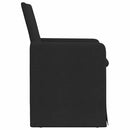 Spisestole 2 pcs Sort 57 x 67 x 95 cm Stof