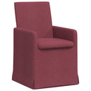 Spisestole 2 pcs Vinrød 57 x 67 x 95 cm Stof