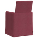 Spisestole 2 pcs Vinrød 57 x 67 x 95 cm Stof