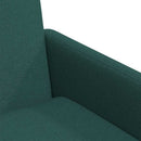 Spisestole 2 pcs Mørkegrøn 57 x 67 x 95 cm Stof