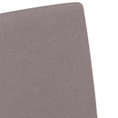 Spisestole 2 pcs Gråbrun 57 x 67 x 95 cm Stof