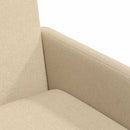 Spisestole 2 pcs Creme 57 x 67 x 95 cm Stof