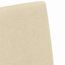 Spisestole 2 pcs Creme 57 x 67 x 95 cm Stof