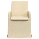 Spisestole 2 pcs Creme 57 x 67 x 95 cm Stof