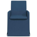 Spisestole 2 pcs Blå 57 x 67 x 95 cm Stof
