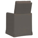 Spisestole 2 pcs Lysegrå 57 x 67 x 98 cm Linned