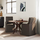 Spisestole 2 pcs Mørkegrå 57 x 67 x 98 cm Linned