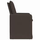 Spisestole 2 pcs Mørkegrå 57 x 67 x 98 cm Linned