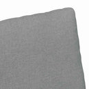 Spisestole 2 pcs Lysegrå 57 x 67 x 98 cm Stof