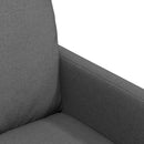 Spisestole 2 pcs Mørkegrå 57 x 67 x 98 cm Stof