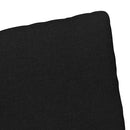 Spisestole 2 pcs Sort 57 x 67 x 98 cm Stof