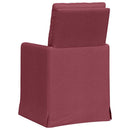 Spisestole 2 pcs Vinrød 57 x 67 x 98 cm Stof