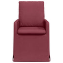 Spisestole 2 pcs Vinrød 57 x 67 x 98 cm Stof
