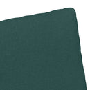 Spisestole 2 pcs Mørkegrøn 57 x 67 x 98 cm Stof