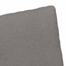 Spisestole 2 pcs Gråbrun 57 x 67 x 98 cm Stof