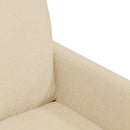 Spisestole 2 pcs Creme 57 x 67 x 98 cm Stof